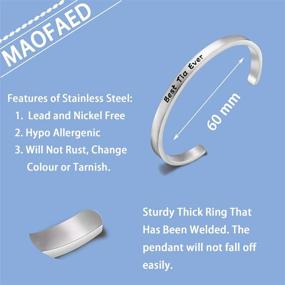 img 3 attached to 👩 MaoFaed Aunt Bracelet: A Precious Keepsake and Heartfelt Auntie Gift