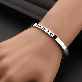 img 2 attached to 👩 MaoFaed Aunt Bracelet: A Precious Keepsake and Heartfelt Auntie Gift