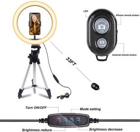 img 2 attached to Ampoulight Dimmable Adjustable Bluetooth Photography