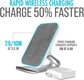 img 2 attached to RAIGEN Wireless Charging Adapter Charcoal