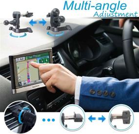 img 2 attached to 🗺️ "Идеальный автомобильный держатель для Garmin GPS: надежное и удобное навигационное решение