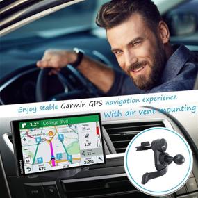 img 1 attached to 🗺️ "Идеальный автомобильный держатель для Garmin GPS: надежное и удобное навигационное решение