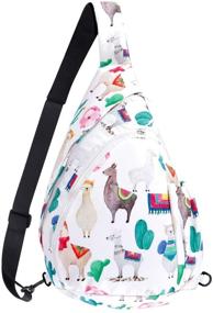 img 4 attached to Sling Backpack Shoulder Crossbody Women Backpacks in Casual Daypacks