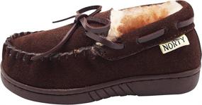 img 2 attached to 👟 NORTY Toddler Moccasin Chestnut 40103 - Premium Boys' Shoes