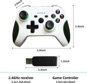 img 1 attached to Zamia Wireless Controller Compatible Vibration（Green）