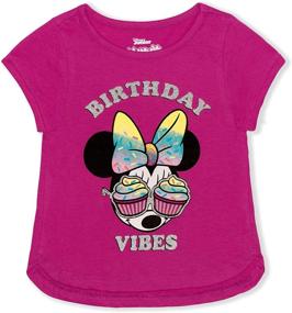 img 1 attached to 🎀 Adorable Disney Girls Minnie Birthday Blouse: The Ultimate Girls' Clothing for Tops, Tees & Blouses