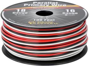 img 2 attached to 🔌 GG Grand General 55306 Parallel Primary 3-Wire 100ft Roll with Spool for Trucks, Automobile, and More – Black, Red & White: Reliable Wiring Solution