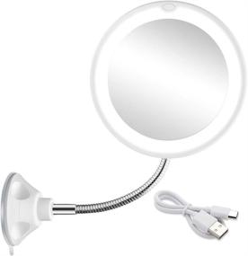 img 4 attached to Magnifying Lighted Flexible Gooseneck Powerful Bath