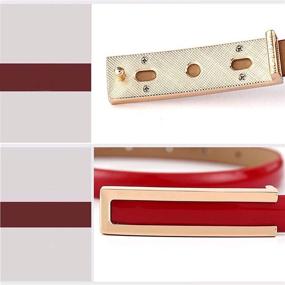 img 1 attached to Womens Fashion Elegant Red Waistband Buckle - Women's Belts Accessories - CaserBay