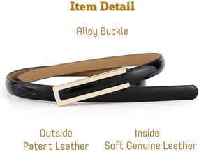 img 2 attached to Womens Fashion Elegant Red Waistband Buckle - Women's Belts Accessories - CaserBay