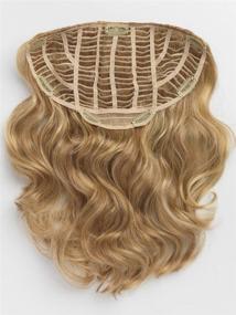 img 1 attached to 🍞 Enhance Your Hairdo with the 20-inch Soft Waves Tru2Life Styleable Synthetic Extension R1416T - Buttered Toast