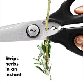 img 1 attached to ✂️ Cut and Snip with Ease: OXO Good Grips Multi-Purpose Kitchen and Herbs Scissors
