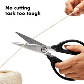 img 2 attached to ✂️ Cut and Snip with Ease: OXO Good Grips Multi-Purpose Kitchen and Herbs Scissors