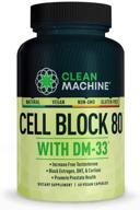 🔒 cell block 80 - natural vegan testosterone support supplement with ksm66 ashwagandha - boost prostate health and block estrogen, dht & cortisol - 60 veggie caps logo