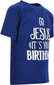 img 1 attached to 🎄 Go Jesus It's Your Birthday Christmas Shirt - Unique Baby Boys Edition