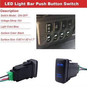 img 2 attached to Switch Backlit 2010 2019 Toyota 4Runner Rear