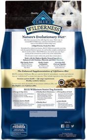 img 3 attached to 🐕 Powerful Blue Buffalo Wilderness High Protein Senior Dry Dog Food - Optimal Health for Mature Dogs