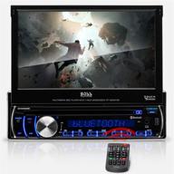 🚗 boss audio systems bv9986bi car dvd player - single din, 7 inch digital lcd, bluetooth audio and hands-free calling, dvd, cd, mp3, usb, sd aux-in, am/fm radio receiver, multi-color illuminated logo