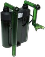 efficient filtration with up aqua ua-600 hang on back external filter logo