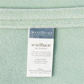 img 2 attached to 🍃 Vellux Classic King Size Pale Jade Blanket - Pack of 4