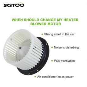 img 1 attached to 🔌 SCITOO ABS AC Heater Blower Motors with Fan for Ford HVAC Blowers Motors - Compatible with 2000-2005 Ford Excursion, 1999-2007 Ford F250, 1999-2007 Ford F350, 1999-2003 Ford F450