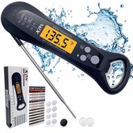 xpx meat thermometer: ultra-fast digital instant read for cooking -58°f to 572°f, waterproof with chart for kitchen, smoker, bbq logo