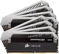 корпус dominator platinum 128 гб (8x16гб) ddr4 2666мгц c15 память для настольного компьютера. логотип