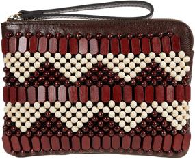 img 1 attached to Patricia Nash Cassini Wristlet Natural Women's Handbags & Wallets in Wristlets