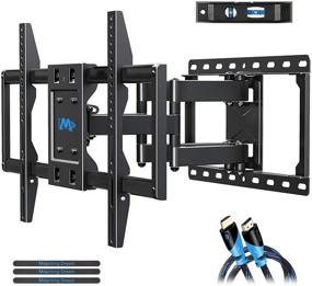 img 4 attached to 📺 TV Mount Bracket for 42-70 Inch Flat Screen TVs | Full Motion Wall Mounts with Swivel Dual Arms | Max VESA 600x400mm | 100 LBS Loading | Fits 16" Wood Studs | Mounting Dream MD2296
