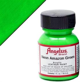 img 2 attached to Angelus Leather Paint Amazon Green