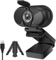 🎥 uokier 1080p hd webcam with microphone - usb 3.0 - plug and play - 30fps - streaming camera with tripod - ideal for video conferencing, teaching, and streaming on desktop or laptop computers logo