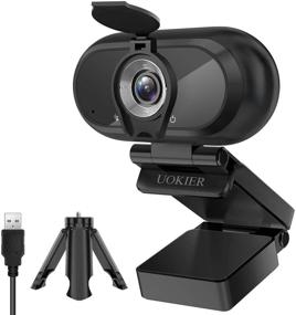 img 4 attached to 🎥 UOKIER 1080P HD Webcam with Microphone - USB 3.0 - Plug and Play - 30fps - Streaming Camera with Tripod - Ideal for Video Conferencing, Teaching, and Streaming on Desktop or Laptop Computers