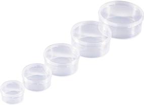 img 3 attached to 📦 LJY 36 Pieces: Versatile Clear Plastic Storage Containers with Lids for Small Items & Craft Projects