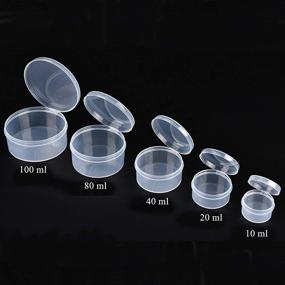 img 2 attached to 📦 LJY 36 Pieces: Versatile Clear Plastic Storage Containers with Lids for Small Items & Craft Projects