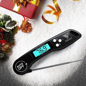 img 2 attached to 🌡️ DOQAUS Digital Meat Thermometer: Instant Read for Cooking, Backlit Display, Reversible Probe - Ideal for Turkey, Candy, Grill, BBQ