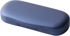 img 3 attached to 👓 Men's Eyeglass Case - Hard Shell Protective Glasses Case for Eyeglasses and Reading Glasses (Blue)