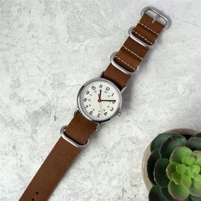 img 2 attached to 🕒 Master the Look: Classic NATO Style Watchband by Benchmark Basics