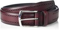 allen edmonds manistee oxblood leather men's accessories logo