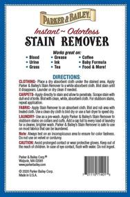 img 3 attached to 🩸 Parker and Bailey Blood Stain Remover - Laundry and Carpet Spot Cleaner - Unscented, Sulfate and Bleach Free - 16oz