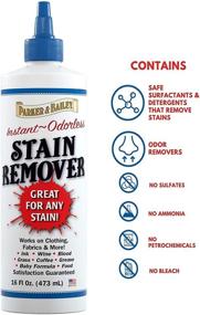 img 1 attached to 🩸 Parker and Bailey Blood Stain Remover - Laundry and Carpet Spot Cleaner - Unscented, Sulfate and Bleach Free - 16oz