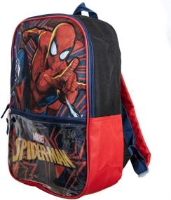 img 2 attached to 🕷️ Ultimate Spiderman Comic Superhero 5 Piece Backpack: Unleash Your Inner Hero!