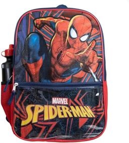 img 3 attached to 🕷️ Ultimate Spiderman Comic Superhero 5 Piece Backpack: Unleash Your Inner Hero!