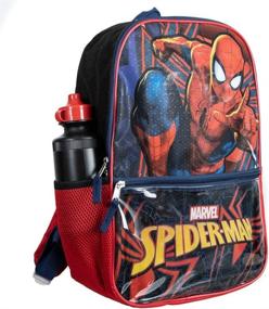img 1 attached to 🕷️ Ultimate Spiderman Comic Superhero 5 Piece Backpack: Unleash Your Inner Hero!