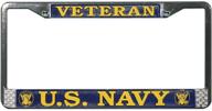united states veteran metal license logo