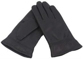img 3 attached to Yosang Genuine Leather Winter Cashmere Boys' Accessories