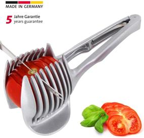 img 3 attached to 🔪 Efficient Grey Westmark Germany Multipurpose Fruit and Vegetable Slicing Tool Holder