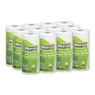 🧻 marcal giant roll carton white paper towel logo