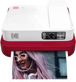 img 3 attached to KODAK Smile Classic Digital Instant Camera With Bluetooth (Red) Starter Kit