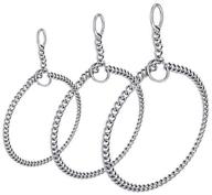 🐶 3-piece set of stainless steel heavy chain dog training choke collars for growing dogs - qkaifrysug логотип
