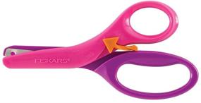 img 3 attached to Fiskars 194900 Back to School Supplies: Preschool Training Scissors (Color May Vary)